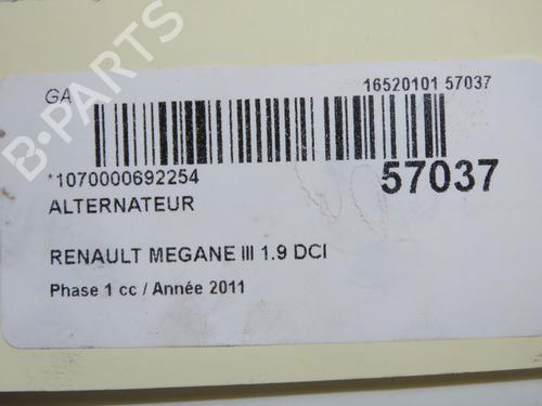 Alternator RENAULT MEGANE III Hatchback (BZ0/1_, B3_) 1.9 dCi (BZ0N, BZ0J) | BP36444333M7 - Image 9