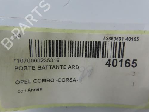 Used Right tailgate OPEL COMBO Box Body/MPV 1.7 DTI 16V (75 hp) 23125097