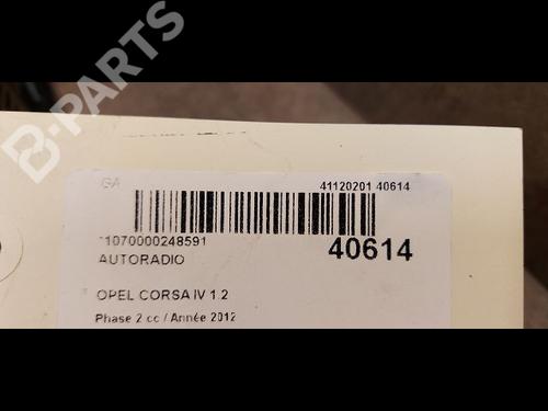 Radio OPEL CORSA D (S07) 1.2 (L08, L68) | BP9609465E6 