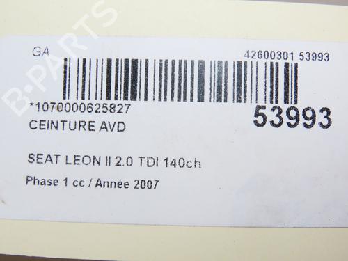 Front right belt tensioner SEAT LEON (1P1) 2.0 TDI 16V | BP28968144C88 