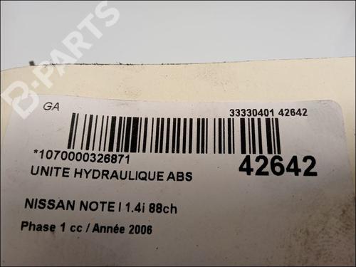 ABS pump NISSAN NOTE (E11, NE11) 1.6 | BP10063506M43 
