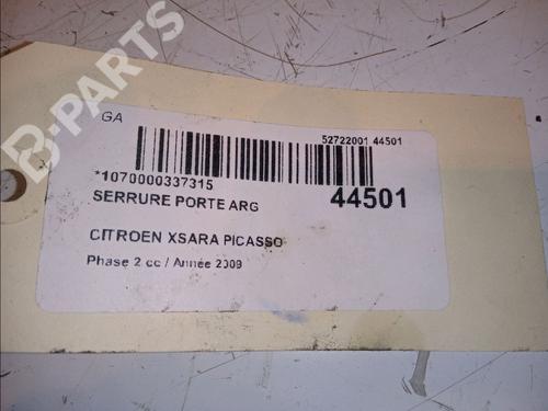 Rear left lock CITROËN XSARA PICASSO (N68) 1.6 HDi | BP11103494C100 