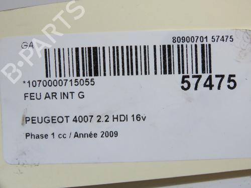 Left tailgate light PEUGEOT 4007 (VU_, VV_) 2.2 HDi | BP36850281C79  - Image 5