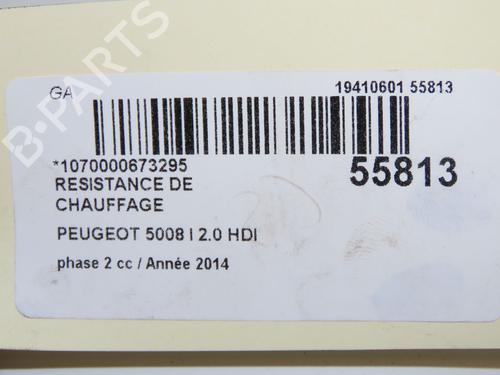 Used Heater resistor Heater resistor PEUGEOT 5008 (0U_, 0E_) 2.0 HDi 150 / BlueHDi 150 (150 hp) 33188157 33188157