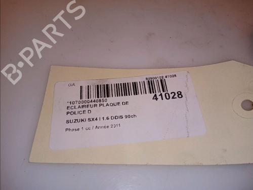 Licence plate light SUZUKI SX4 (EY, GY) 1.6 DDIS (RW416D) | BP14880542I40 