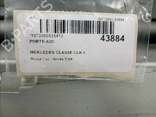 Right front door MERCEDES-BENZ CLK (C209) CLK 270 CDI (209.316) | BP18351454C3 
