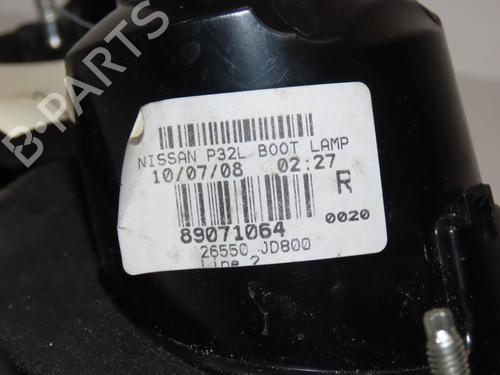 Used Right tailgate light NISSAN QASHQAI I (J10, NJ10) 1.5 dCi (106 hp) 28832591