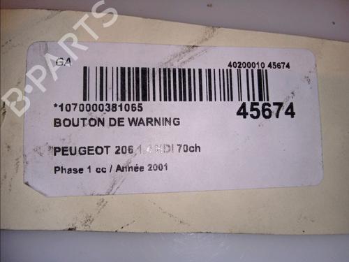 Used Warning switch PEUGEOT 206 Hatchback (2A/C) 1.4 HDi eco 70 (68 hp) 11100840