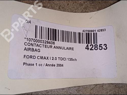 Kollisjonspute styreenhet FORD FOCUS C-MAX (DM2) 2.0 TDCi | BP9619049M53 