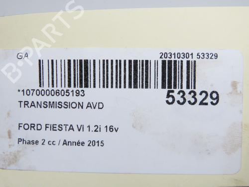 Right front driveshaft FORD FIESTA VI (CB1, CCN) 1.25 | BP33477520M39 - Image 3