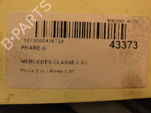 Left headlight MERCEDES-BENZ C-CLASS (W203) C 200 CDI (203.007) | BP16555884C28 