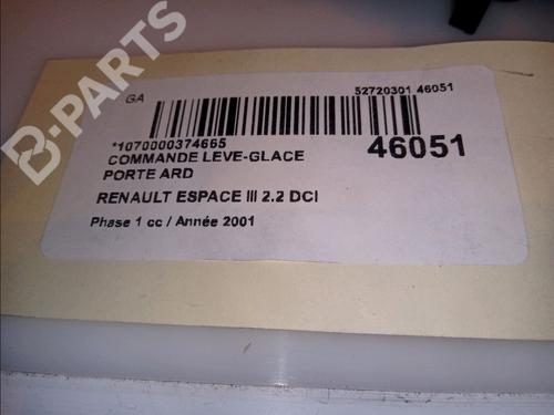 Right rear window switch RENAULT ESPACE III (JE0_) 2.2 dCi (JE0S) | BP11103082I28 