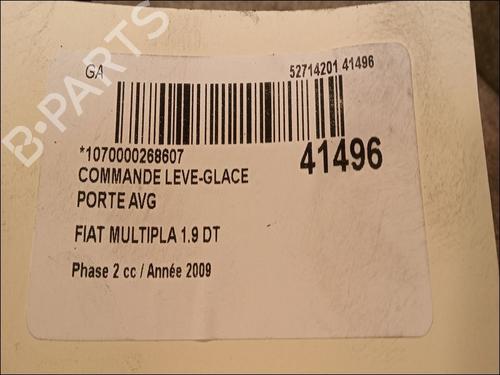 Left front window switch FIAT MULTIPLA (186_) 1.9 JTD (186AXE1A) | BP9612501I27