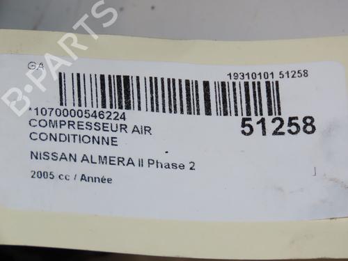 Used AC compressor NISSAN ALMERA II Hatchback (N16) 1.8 (116 hp) 23098637