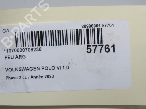 Left taillight VW POLO VI (AW1, BZ1, AE1) 1.0 TSI | BP33222797C34 - Image 5