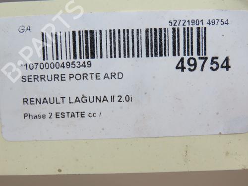 Used Rear right lock RENAULT LAGUNA II Grandtour (KG0/1_) 2.0 16V (KG00, KG0K, KG0W, KG0P) (135 hp) 28802107