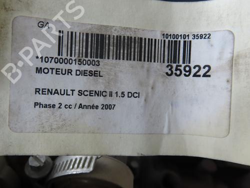 Motor RENAULT GRAND SCÉNIC II (JM0/1_) 1.5 dCi (JM1E) (106 hp) 9600650