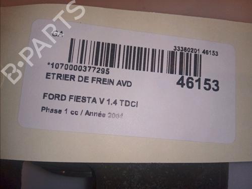 Used Right front brake caliper FORD FIESTA V (JH_, JD_) 1.4 TDCi (68 hp) 14877750