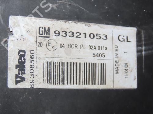 Højre forlygte OPEL MERIVA A MPV (X03) 1.7 CDTI (E75) | BP30893466C29