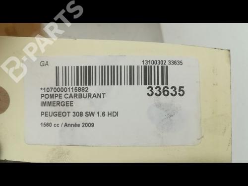 Fuel pump PEUGEOT 308 SW I (4E_, 4H_) 1.6 HDi | BP9598091M76 