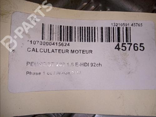 Engine control unit (ECU) PEUGEOT 208 I (CA_, CC_) 1.6 HDi | BP11832789M57 