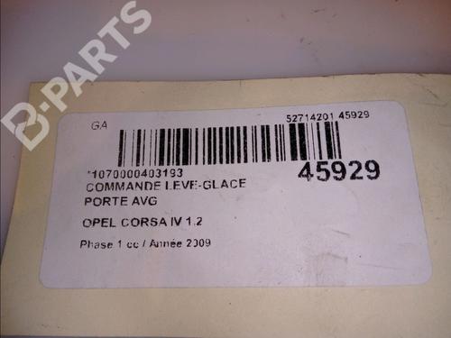 Left front window switch OPEL CORSA D (S07) 1.2 (L08, L68) | BP11533200I27 