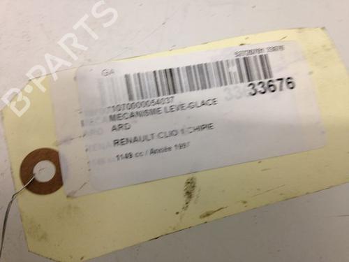 Used Rear right window mechanism Rear right window mechanism RENAULT CLIO I (B/C57_, 5/357_) 1.2 (5/357Y, 5/357K) (58 hp) 23176617 23176617