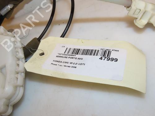 Used Front left lock HONDA CIVIC VIII Hatchback (FN, FK) 2.2 CTDi (FK3) (140 hp) 16040060