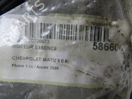 Engine CHEVROLET MATIZ (M200, M250) 0.8 | BP36426745M1 - Image 6
