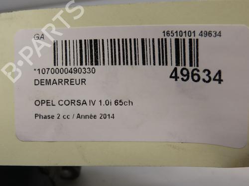 Used Starter OPEL CORSA D (S07) 1.0 (L08, L68) (65 hp) 17315602