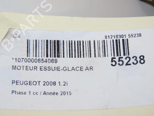 Rear wiper motor PEUGEOT 2008 I (CU_) 1.2 VTi | BP29045797M102 