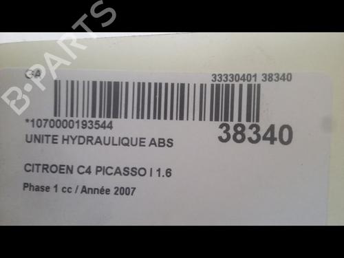 Used ABS pump CITROËN C4 Picasso I MPV (UD_) 1.6 HDi (109 hp) 23173609