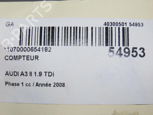 Instrument cluster AUDI A3 (8P1) 1.9 TDI | BP30164322C47 