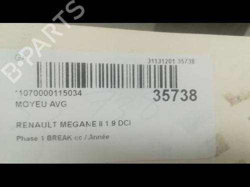 Used Right front steering knuckle RENAULT MEGANE II Estate (KM0/1_) 1.9 dCi (KMRG, KM1G, KM0G, KM2C) (120 hp) 14876023