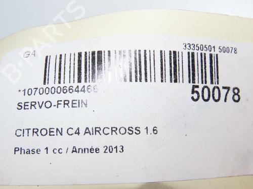Used Servo brake CITROËN C4 AIRCROSS 1.6 HDi 115 (114 hp) 29318759