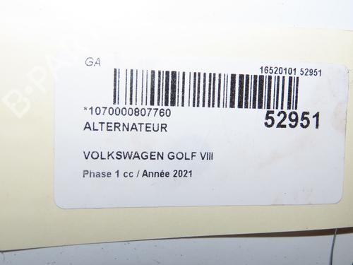 Alternator VW GOLF VIII (CD1, DA1) 2.0 GTI Clubsport | BP38942616M7 - Image 5
