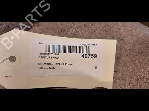 rear-right-seatbelt-chevrolet-aveo-saloon-t300-2011-36494608 main image