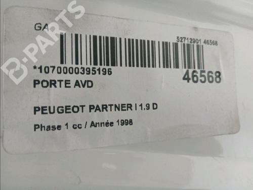 Right front door PEUGEOT PARTNER Box Body/MPV (5_, G_) 1.9 D | BP11517034C3