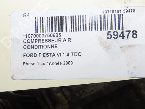 AC compressor FORD FIESTA VI (CB1, CCN) 1.4 TDCi | BP39756439M34 - Image 5
