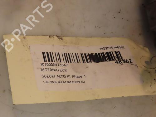 Used Alternator SUZUKI ALTO VII (GF, HA25_, HA35_) 1.0 (AMF310, GFC31S) (68 hp) 16586351