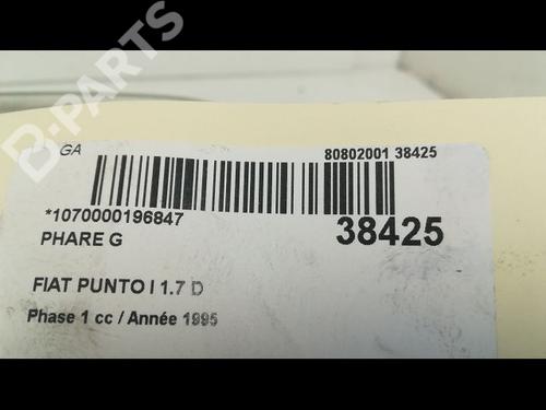 Left headlight FIAT PUNTO (176_) 1.7 D | BP9603608C28 