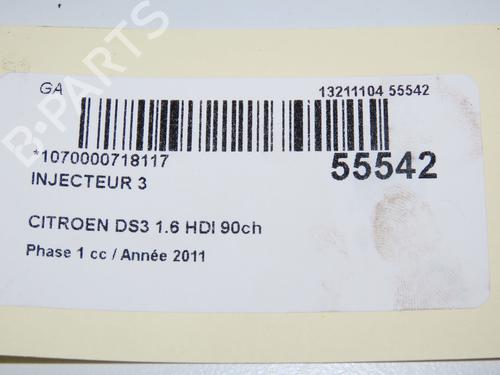 Injector CITROËN DS3 (SA_) 1.6 HDi 90 | BP32486092M100 