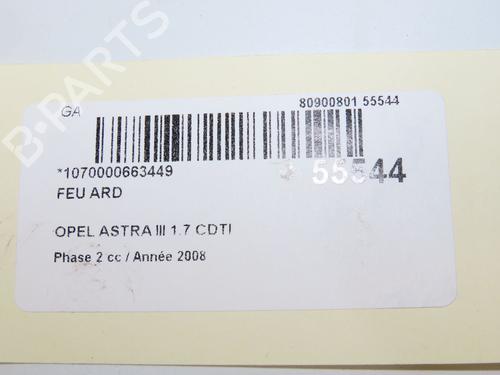 Right taillight OPEL ASTRA H (A04) 1.7 CDTI (L48) | BP36246828C35 - Image 5