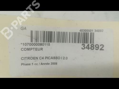 Instrument cluster CITROËN C4 Picasso I MPV (UD_) 2.0 HDi 138 | BP9596272C47 