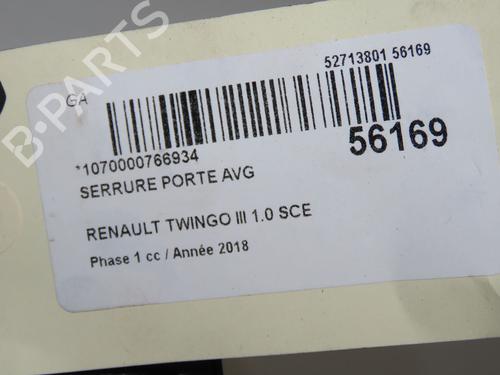 Front left lock RENAULT TWINGO III (BCM_, BCA_) 1.0 SCe 70 | BP36495226C98  - Image 6