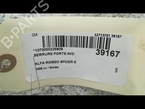 Høyre foran lås ALFA ROMEO SPIDER (939_) 2.2 JTS (939EXB1B, 939EXB11) (185 hp) 23176392