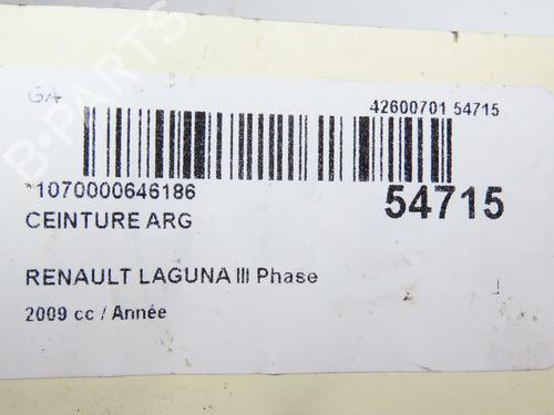 Used Rear left belt tensioner RENAULT LAGUNA Coupe (DT0/1) 2.0 dCi GT (DT11, DT1E, DT1N) (178 hp) 29469757