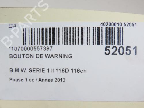 warning-switch-bmw-1-f20-116-d-61319231786-2011-2012-2013-2014-2015-2016-2017-2018-2019-22524619 main image