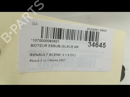 Used Rear wiper motor RENAULT GRAND SCÉNIC II (JM0/1_) 1.5 dCi (JM1E) (106 hp) 23178221