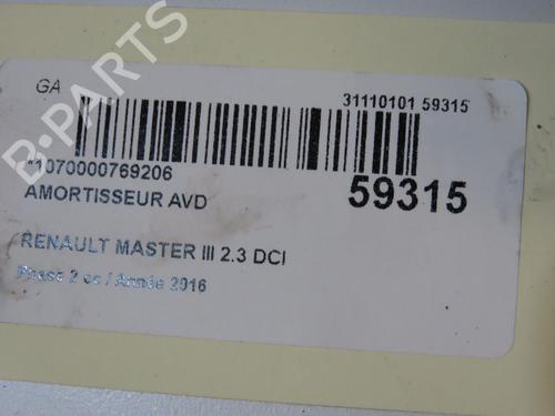 Right front shock absorber RENAULT MASTER III Van (FV) 2.3 dCi 130 FWD (FV0M, FV0Y, FV0J, FV02, FV03) | BP36510879M17 - Image 3